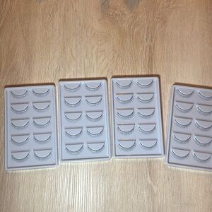 Lash strips and mannequin head 